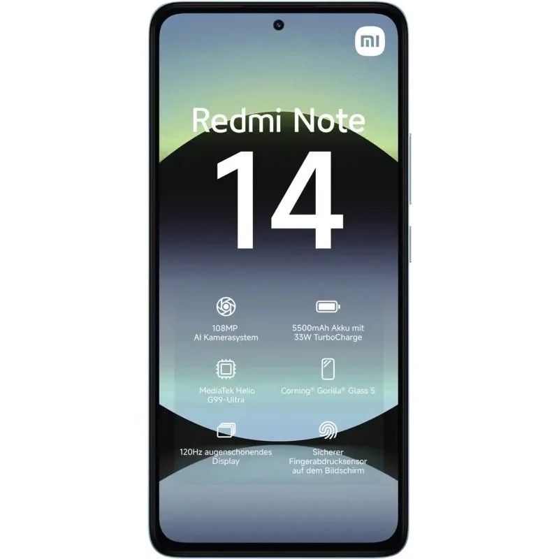 Smartphone XIAOMI Redmi Note 14 6.67" 8Gb 256Gb 4G Azul (XIA-SP NOTE14 8-256 BL V2)