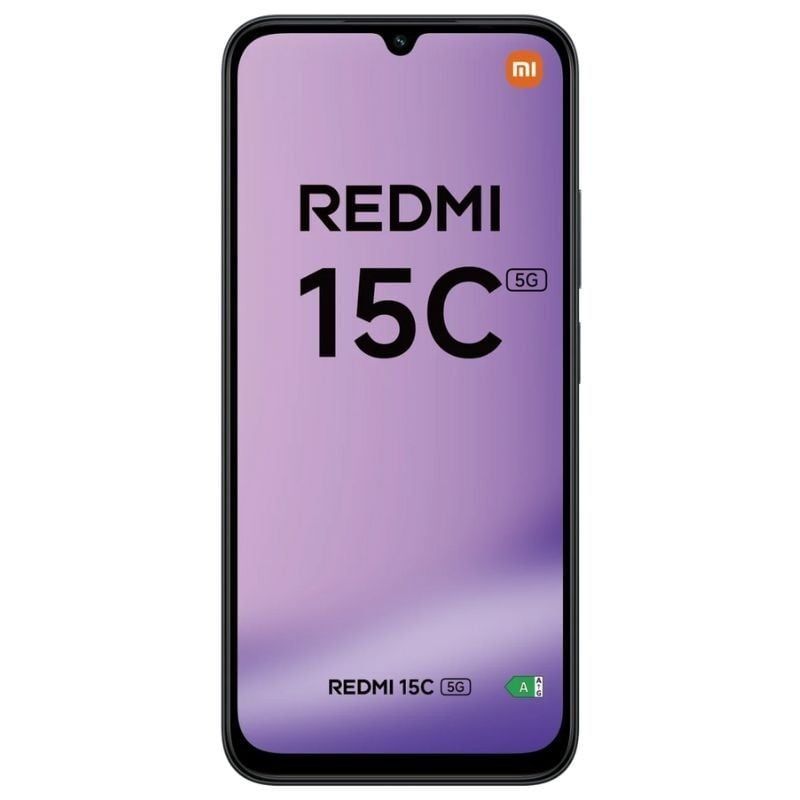 Smartphone XIAOMI Redmi 15C 6.9" 4Gb 256Gb 5G Negro (XIA-SP REDMI 15C 5G 4-256 BK)