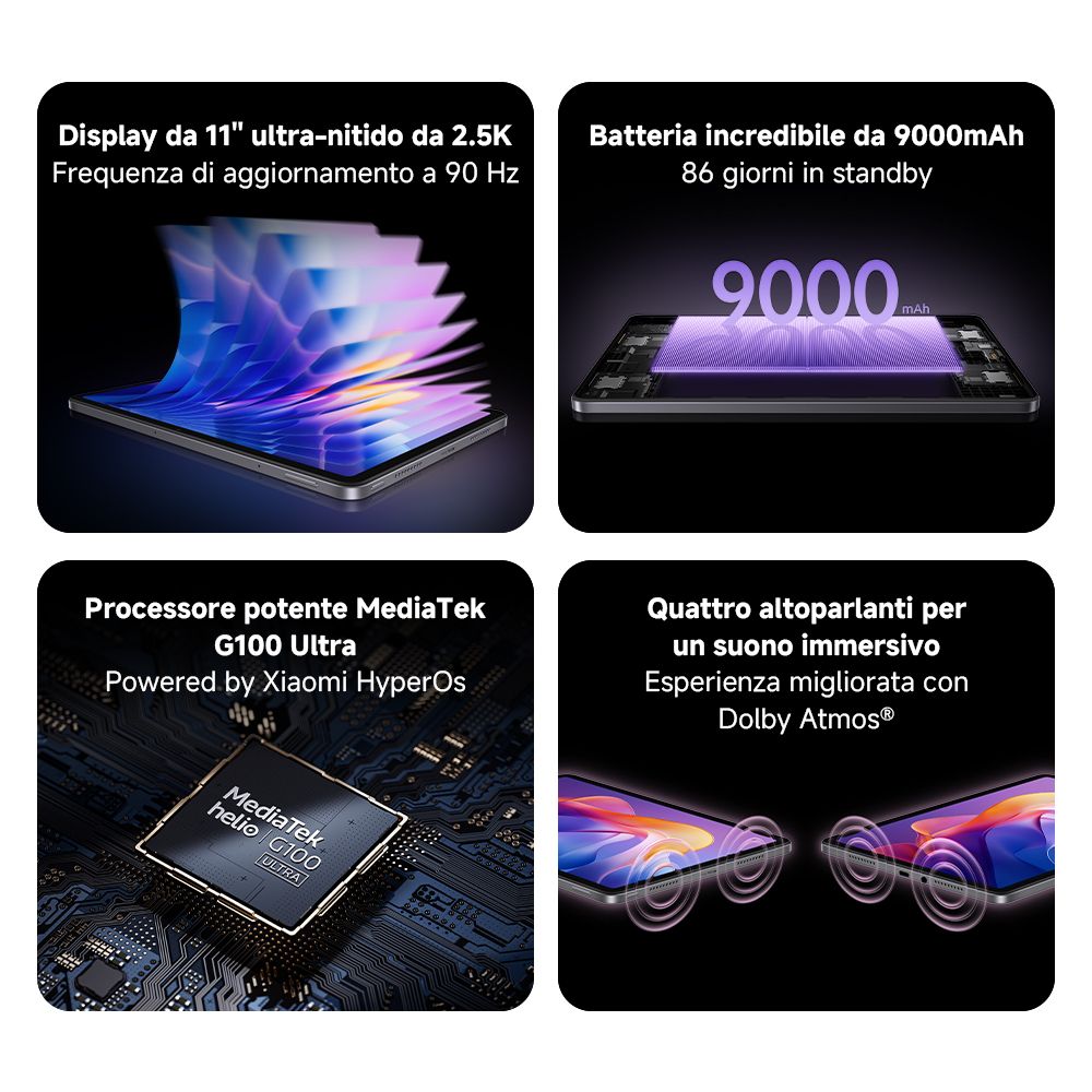 Tablet XIAOMI Redmi Pad2 11" 4Gb 128Gb Gris (VHU5972EU) (XIA-TAB RED PD2 4-128 GY F)