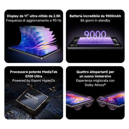 Tablet XIAOMI Redmi Pad2 11" 4Gb 128Gb Gris (VHU5972EU) (XIA-TAB RED PD2 4-128 GY F)