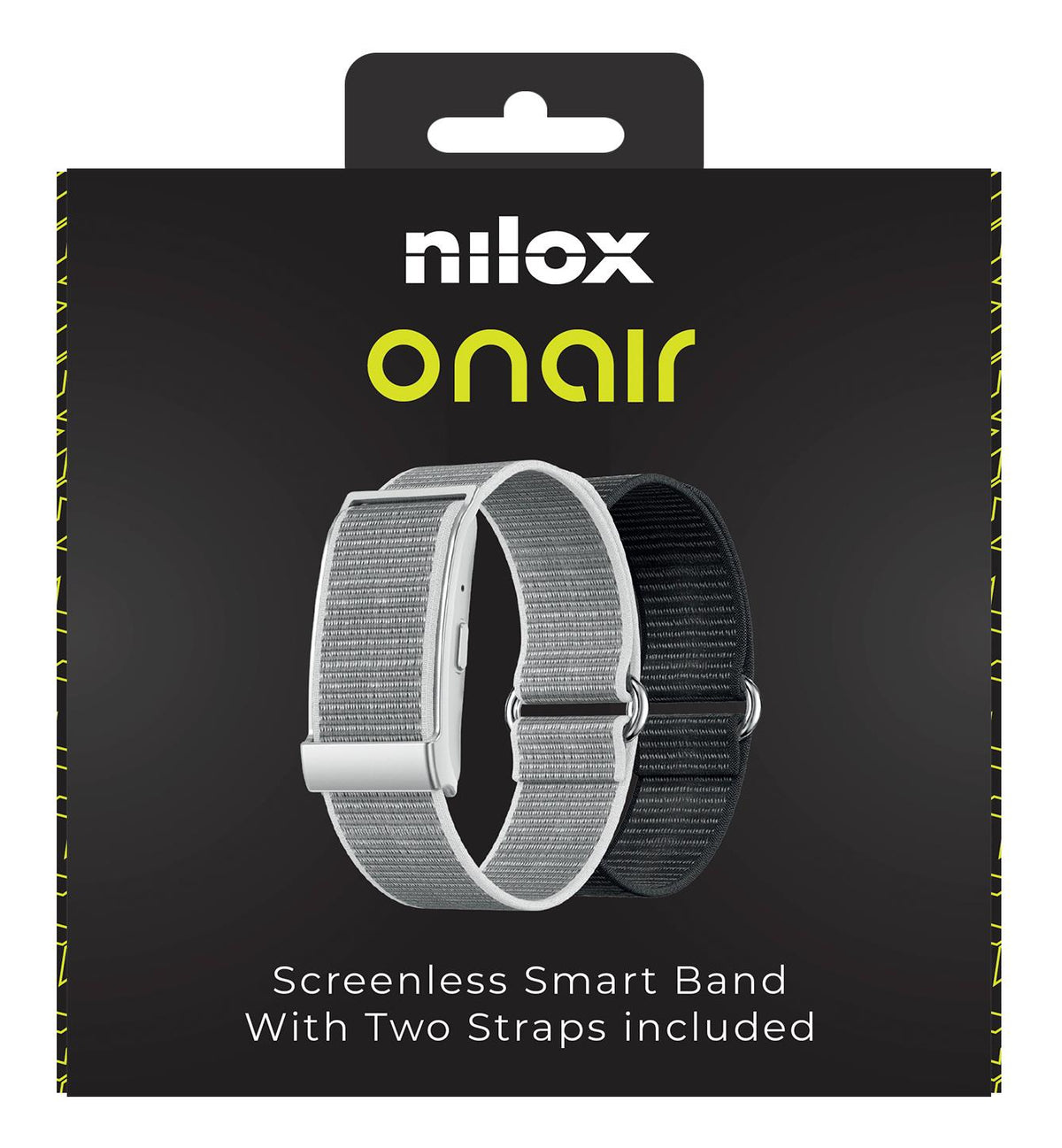 Smartband Nilox Onair Screenless 2 Correas Gris-Negro