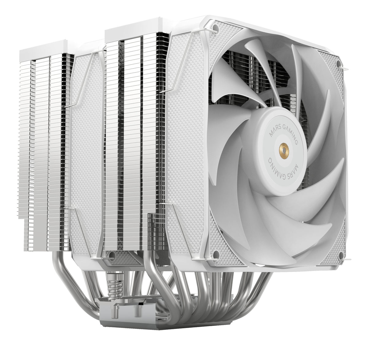 Ventilador Mars Gaming 2x120mm 400W Blanco (MCPUXU9W)