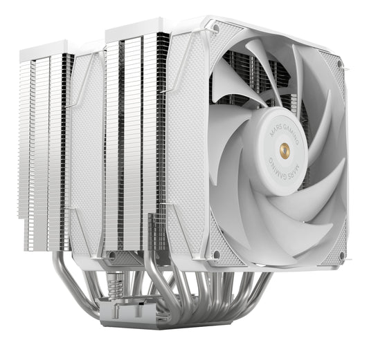 Ventilador Mars Gaming 2x120mm 400W Blanco (MCPUXU9W)