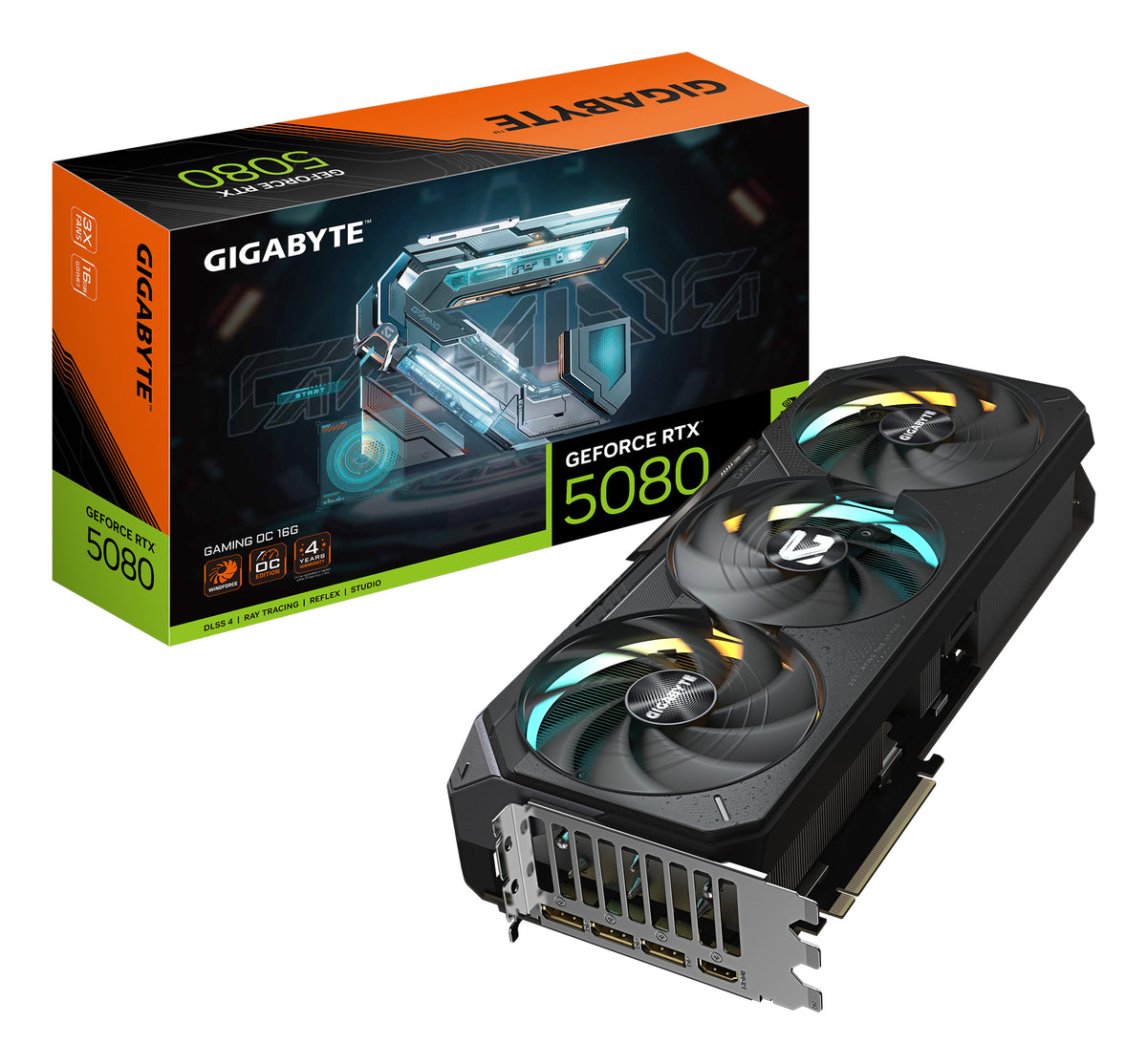 GIGABYTE RTX5080 OC 16Gb GDDR7 (GV-N5080GAMING OC-16GD)