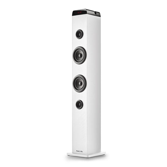 Torre de Sonido NGS 80W BT Blanca (SKYCHARMPROWHITE)