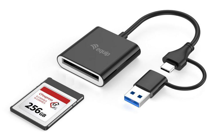 Lector de Tarjetas EQUIP USB-C + Adap USB-A (245461)