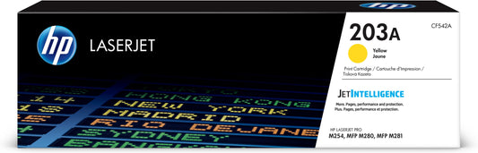 Toner 203a amarillo 1.300 paginas segun ISO/IEC 19798