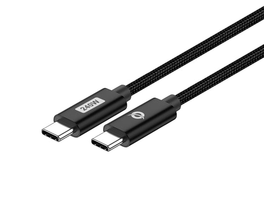 CONCEPTRONIC USB-C M/M 240W 1.2m Black Cable (ETTA03B12)