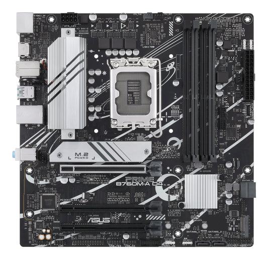 ASUS PRIME B760M-A D4-CSM: (1700) 4DDR4 HDMI DP mATX