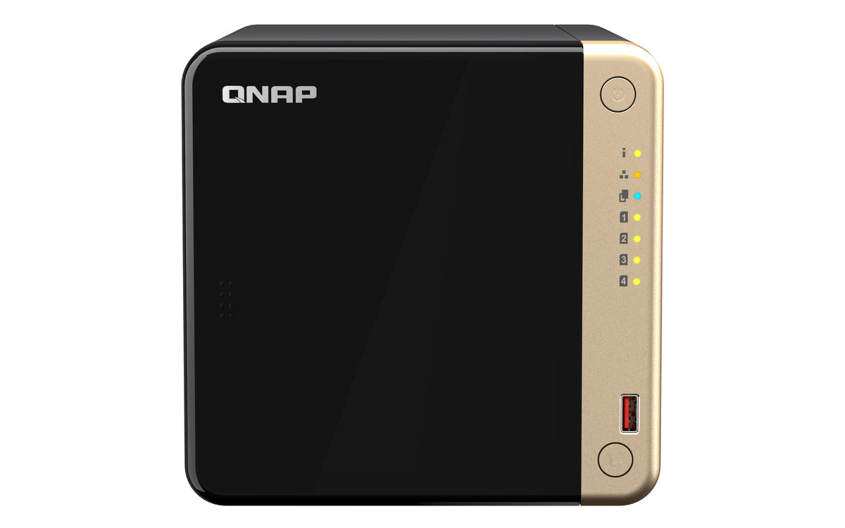 NAS QNAP SATA3 M.2 8Gb Sodimm 4 Bahías USB (TS-464-8G)
