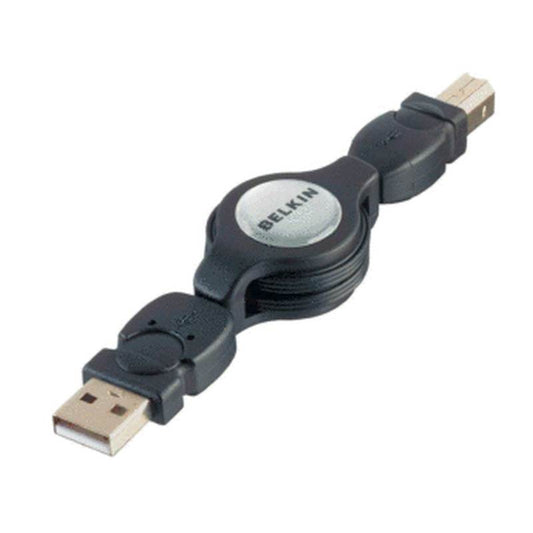 Cable Belkin USB-A/B Retráctil 1.5m (CU1100ame1.5MRC)