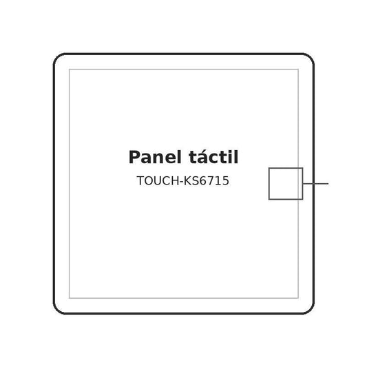 Panel táctil TOUCH-KS6715