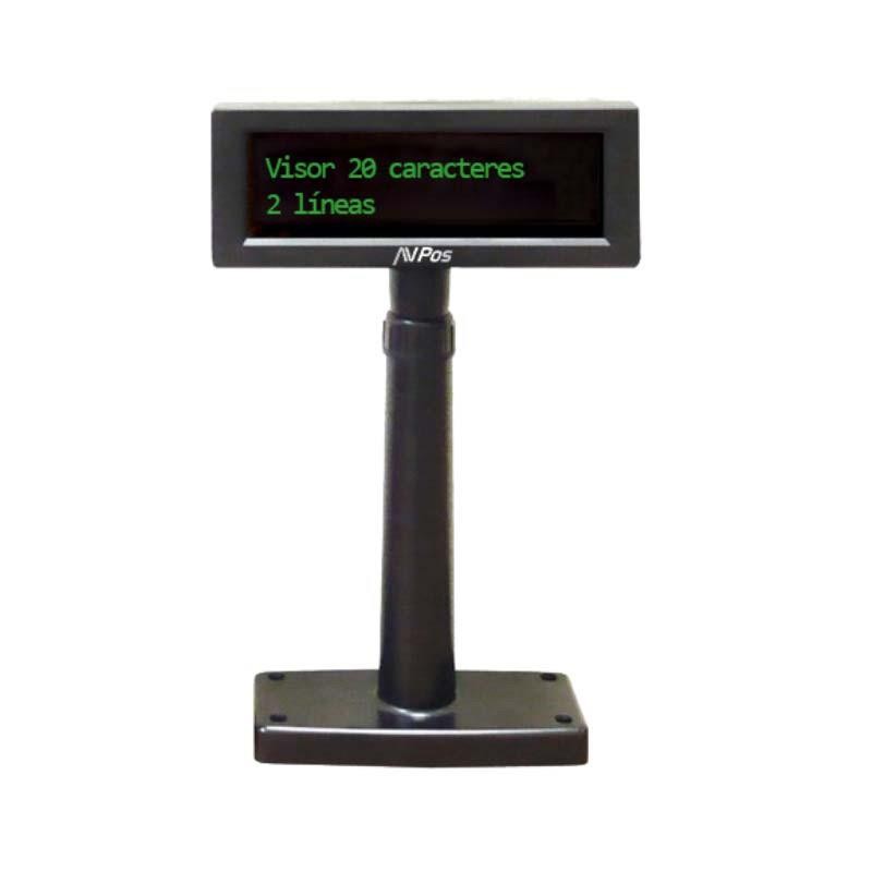 AVPOS VFD220 USB BLACK VIEWER 2X20 3YR WARRANTY