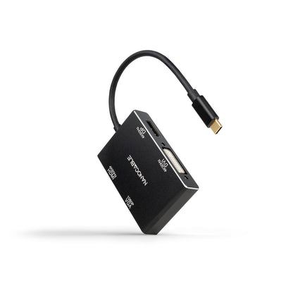 Adaptador Nanocable USB-C-VGA/DVI/HDMI/DP (10.16.4307)