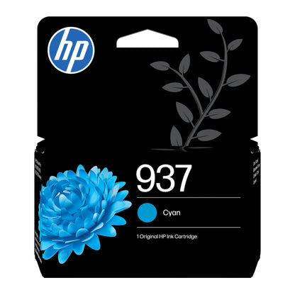 HP 937 Cyan Cartucho de Tinta Original - 4S6W2NE. 800 Paginas