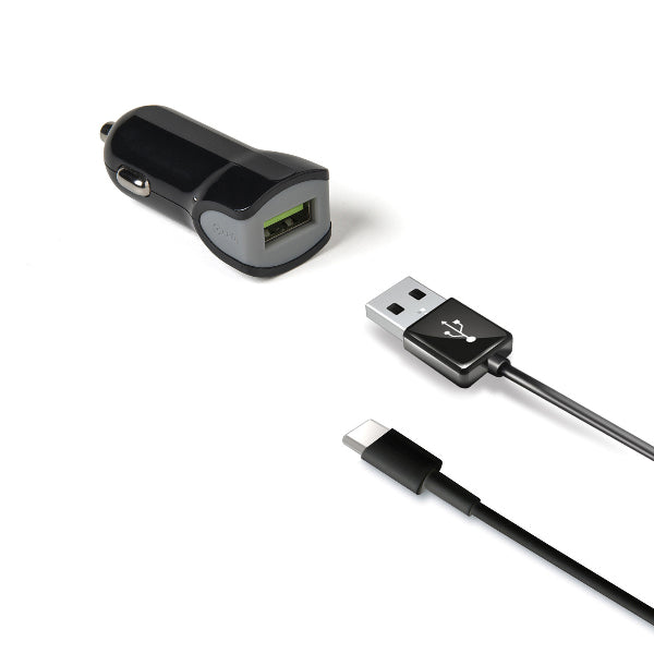 CELLY 1USB-A Car Charger USB-C Cable (CCUSBTYPEC)