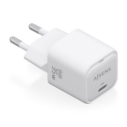 Cargador Pared AISENS 1xUSB-C 35W (ASCH-35W1P022-W)