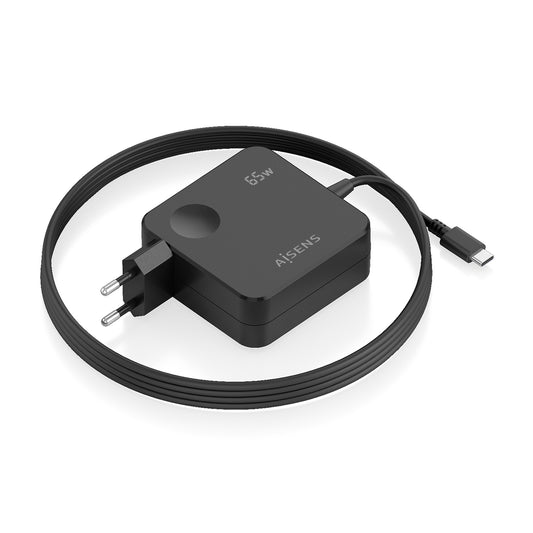 AISENS 65W USB-C Charger 1.5m Black (ASCH-1PD65WL80-BK)