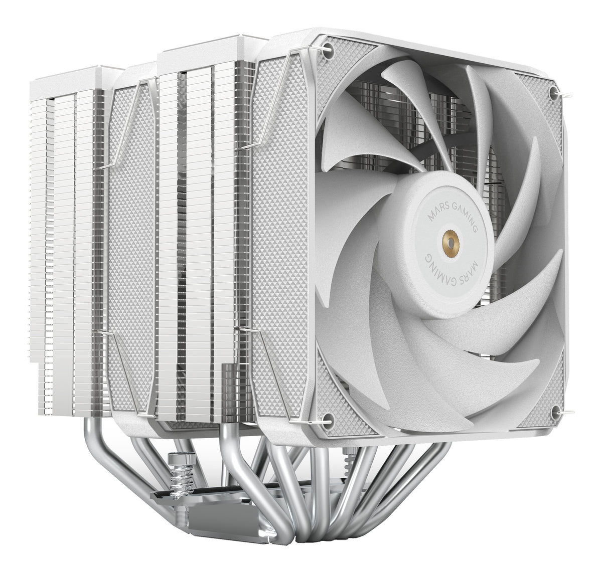 Ventilador Mars Gaming 2x120mm 350W Blanco (MCPUXU6W)