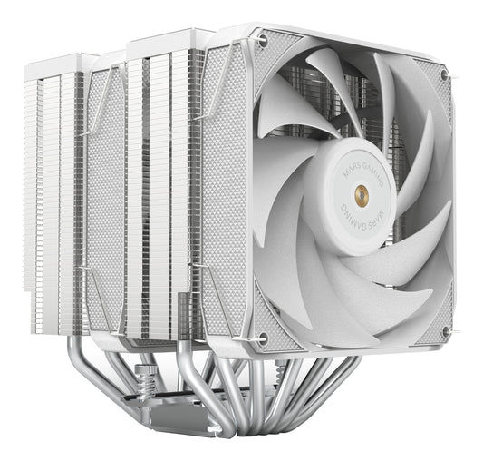 Ventilador Mars Gaming 2x120mm 350W Blanco (MCPUXU6W)