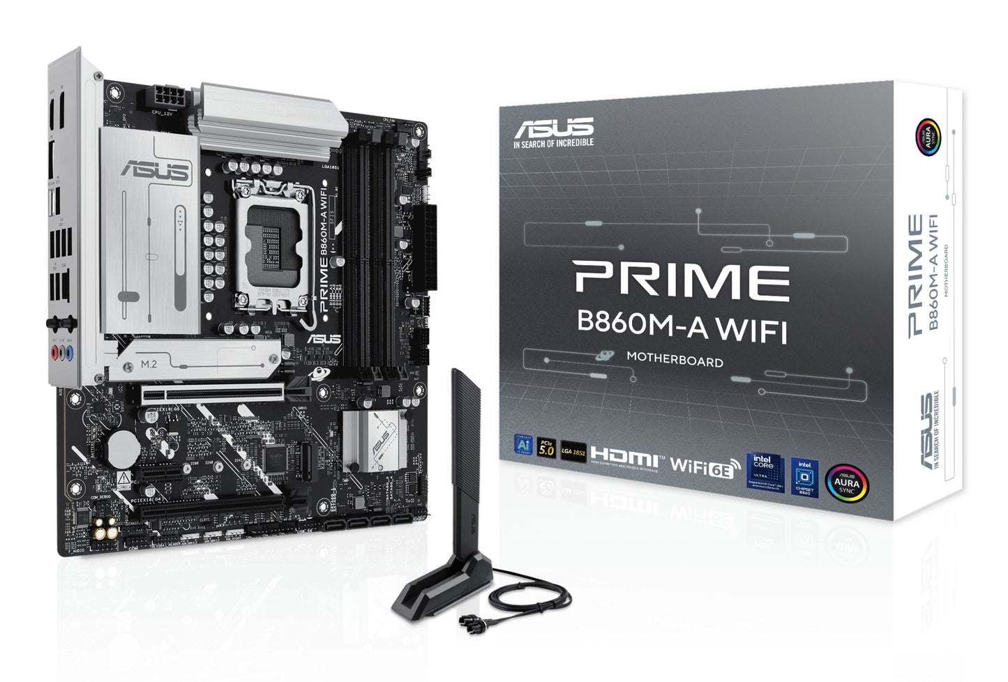 Asus PRIME B860M-A WIFI: (1851) 4DDR5 HDMI 2DP mATX