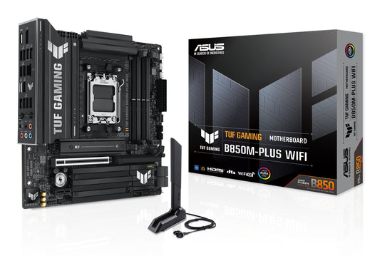 ASUS TUF GAMING B850M-PLUS WIFI: (AM5) 4DDR5 HDMI mATX