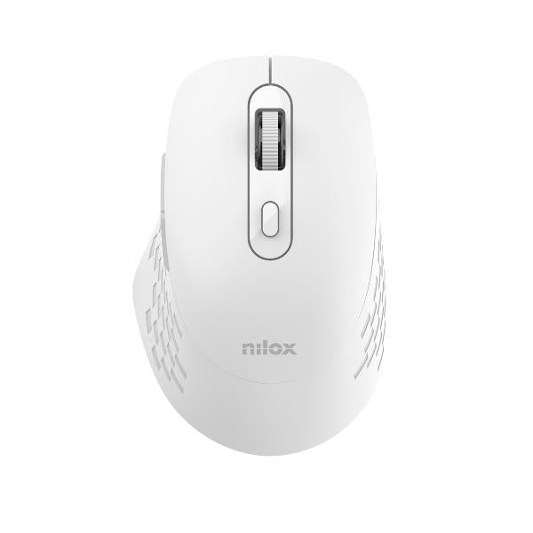 Mouse NILOX RF Wireless/BT 1600dpi White (NXMODWI02)