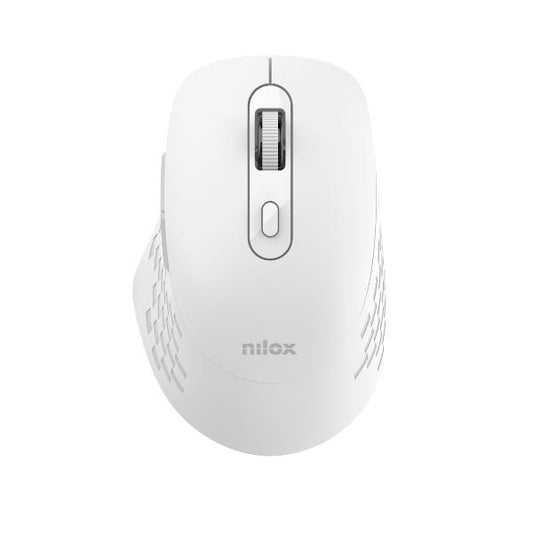 Mouse NILOX RF Wireless/BT 1600dpi White (NXMODWI02)