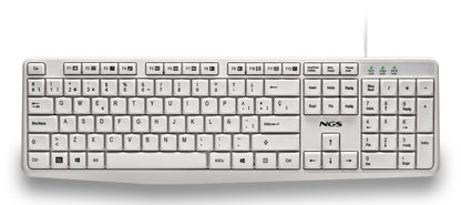 TECLADO NGS HERITAGESPANISH USB MULTIMEDIA WHITE - vista 2