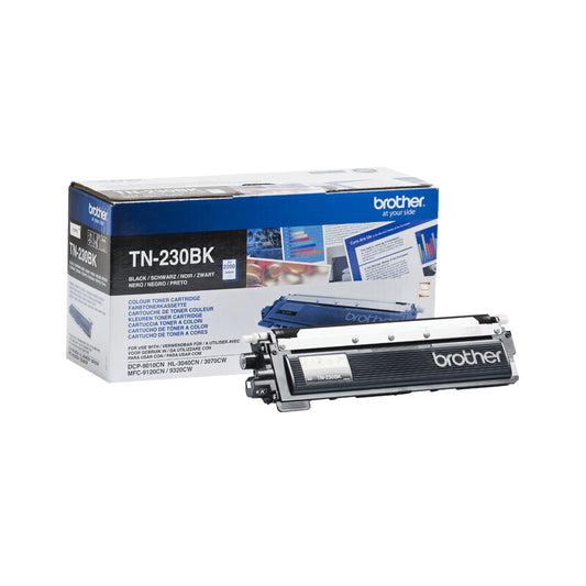 Brother TN230 Negro Cartucho de Toner Original - TN230BK. 2.200 Paginas