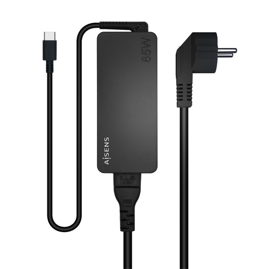 AISENS 65W USB-C Black Wall Charger (ASCH-1PD65D-BK)