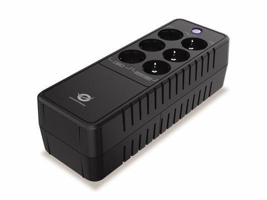 S.A.I. CONCEPTRONIC 850VA 490W 6xSchuko Negra (ZEUS09E)