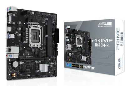 ASUS PRIME H610M-R-SI: (1700) 2DDR5 HDMI VGA mATX