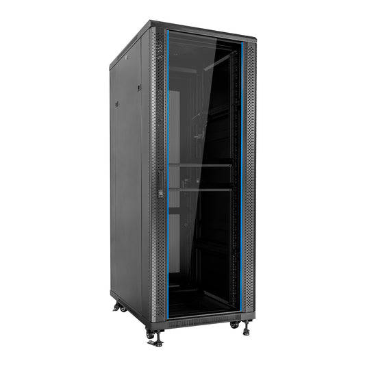 Aiten Floor Standing Cabinet 19" 32U 600X600 Acc. (F80.66.32)