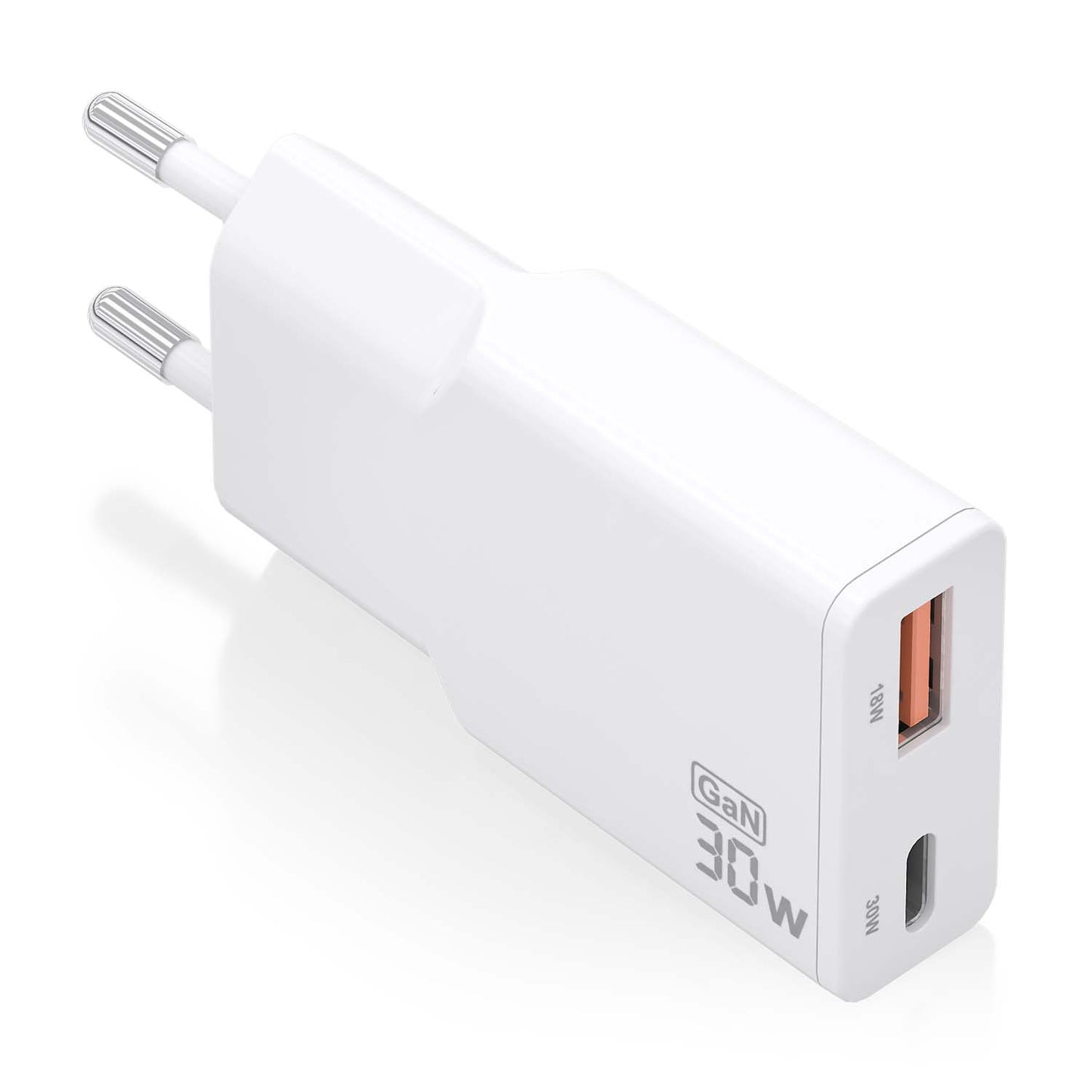 AISENS USB-A USB-C 30W Wall Charger (ASCH-30W2P046-W)