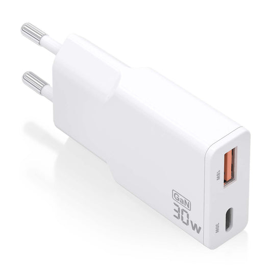 AISENS USB-A USB-C 30W Wall Charger (ASCH-30W2P046-W)