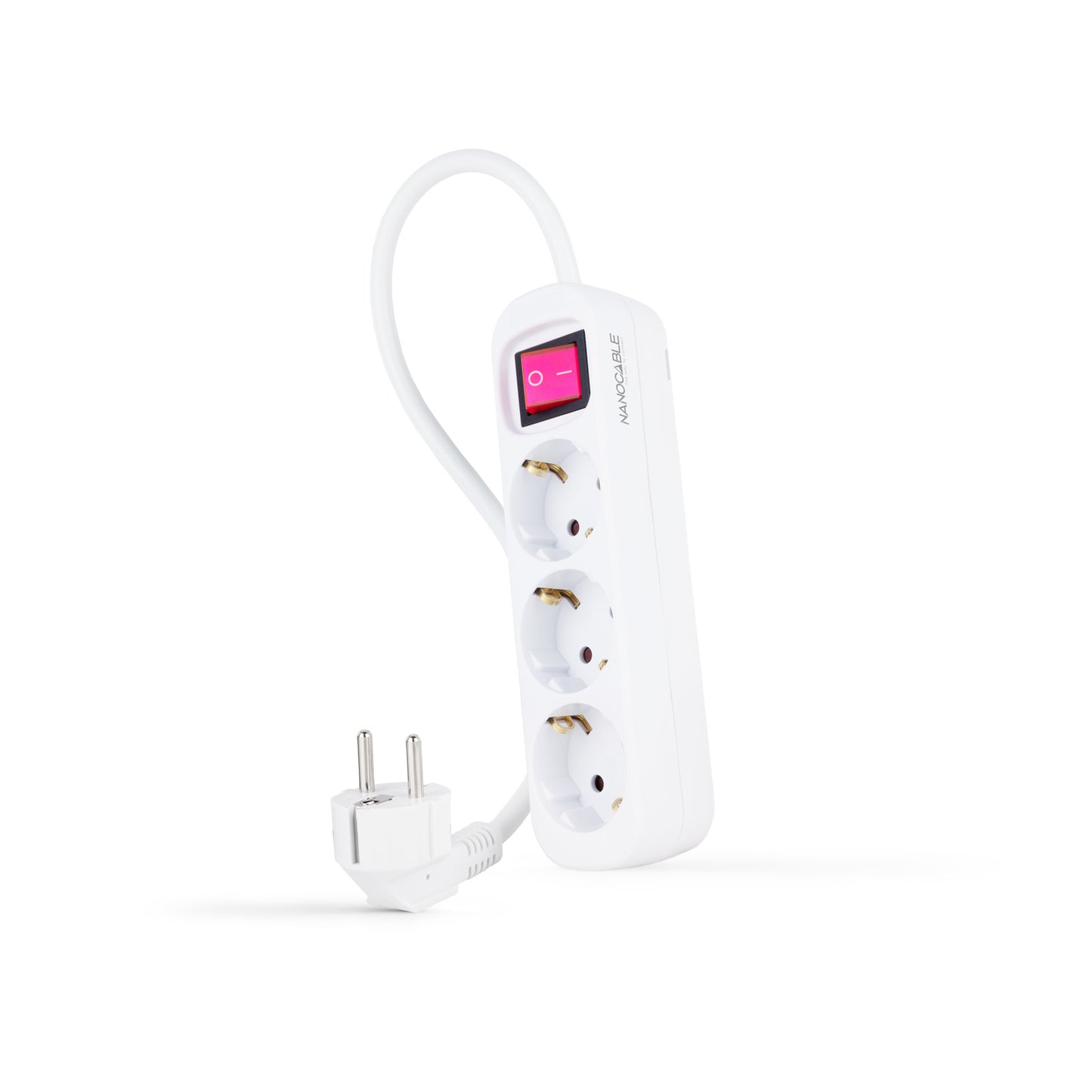 Nanocable Power Strip 3xSchuko Switch (10.38.0003)