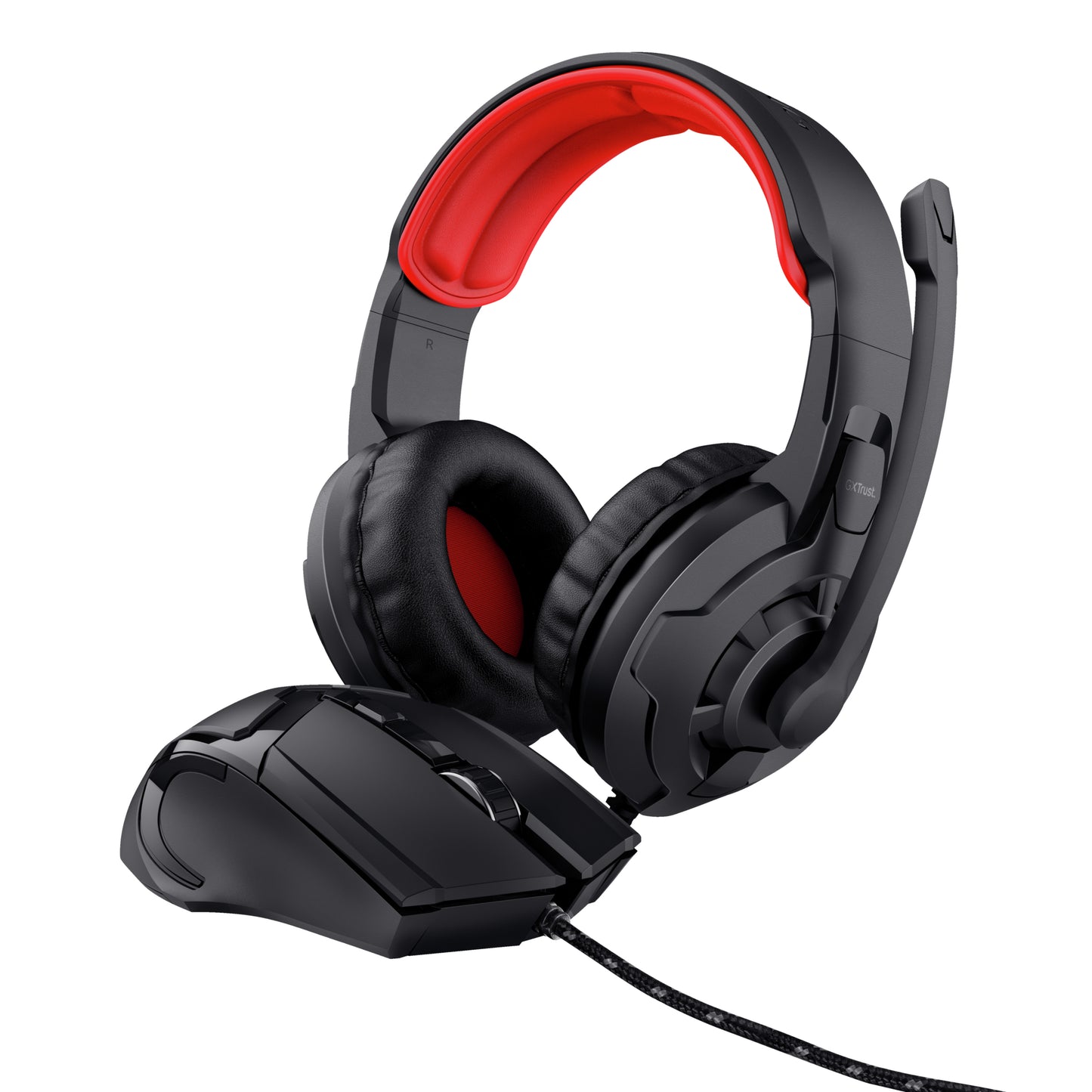 Kit Gaming Trust Auric+Ratón 3.5mm USB Negros (24761)