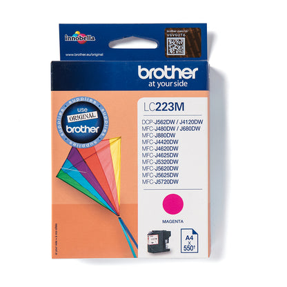 Brother Tinta lc223m magenta 550 paginas segun ISO/IEC 24711