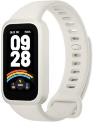 Pulsera mi smart band 9 bluetooth 5.3 pantalla tactil 1.47' sensor de frecuencia cardiaca mas de 100 modos deportivos resistente al agua 5 atm notificaciones bateria 300mah duracion bateria hasta 18 dias beige