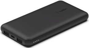 Powerbank 10000mah carga rapida 15w puerto de salidad 2xUSB-A USB-C negro