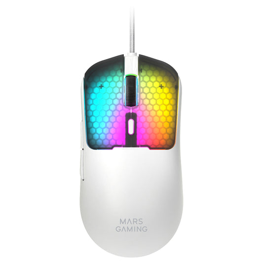 Mars Gaming RGB Optical USB-A/C Mouse White (MMVIPERW)