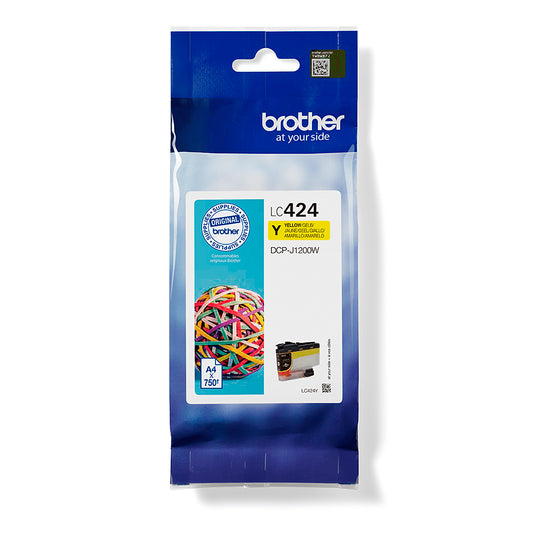 Ink BROTHER Yellow 750 pages (LC424Y)