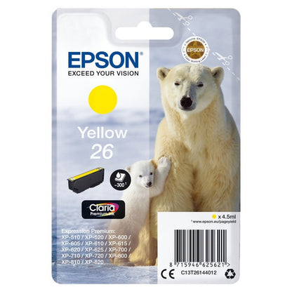 TINTA EPSON C13T26144022 YELLOW T2614