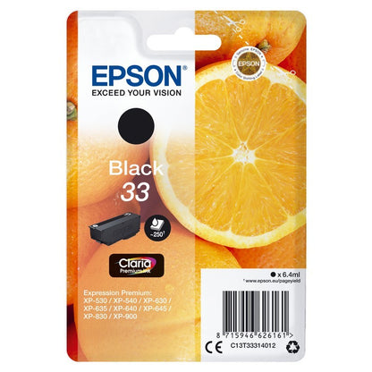 TINTA EPSON RADIOFRECUENCIA C13T33314022 BLACK T3331