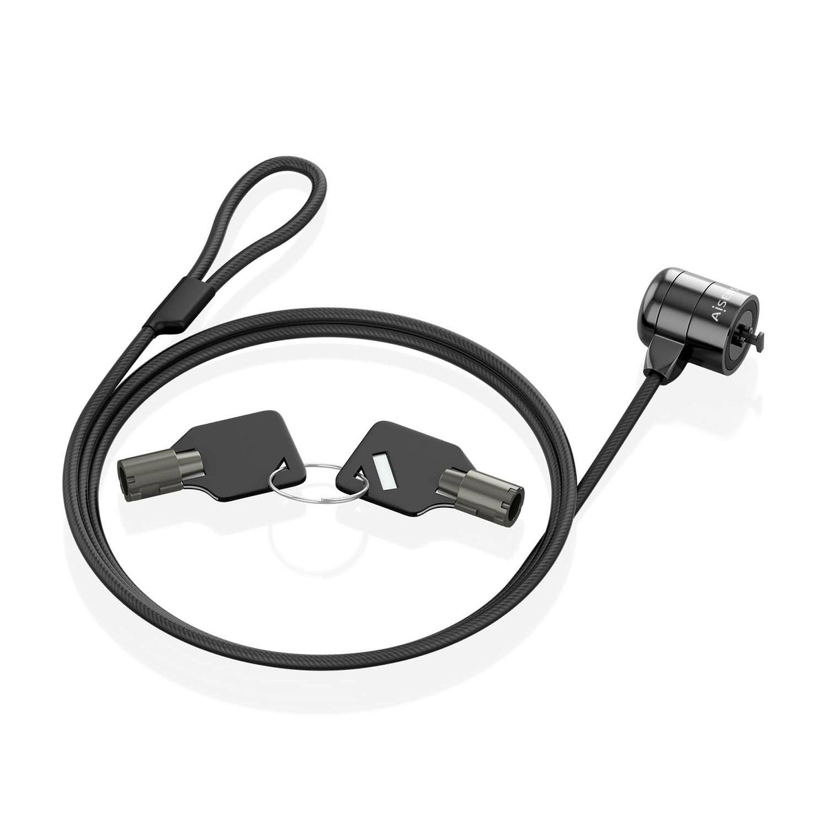 Cable Seguridad AISENS Cerradura 1.5m (ASLK-D40K04-BK)