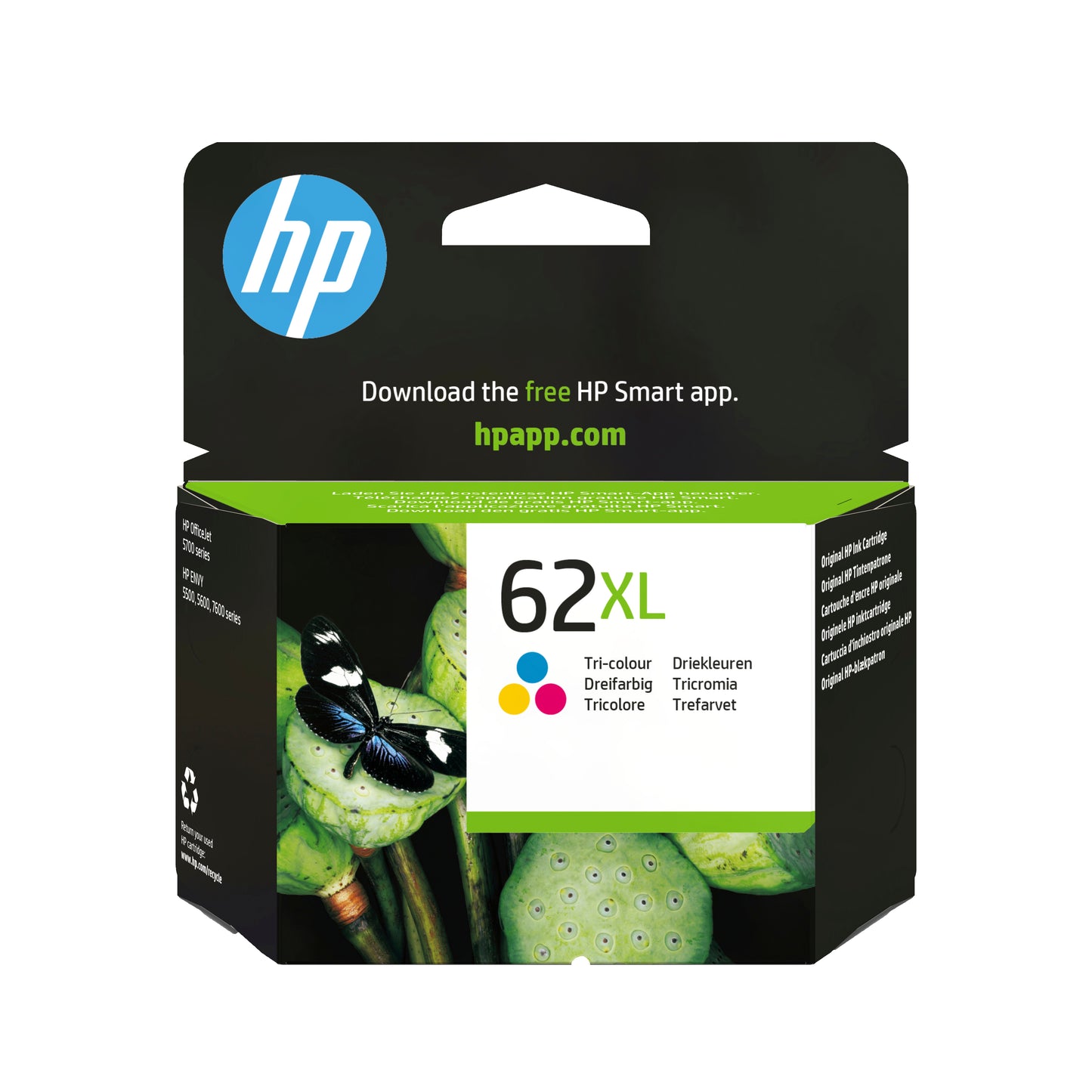 HP 62XL Tri-color Ink 11.5ml 415 pages (C2P07AE)
