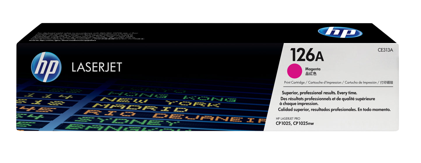Toner HP LaserJet Pro 126A Magenta 1000 pág (CE313A)