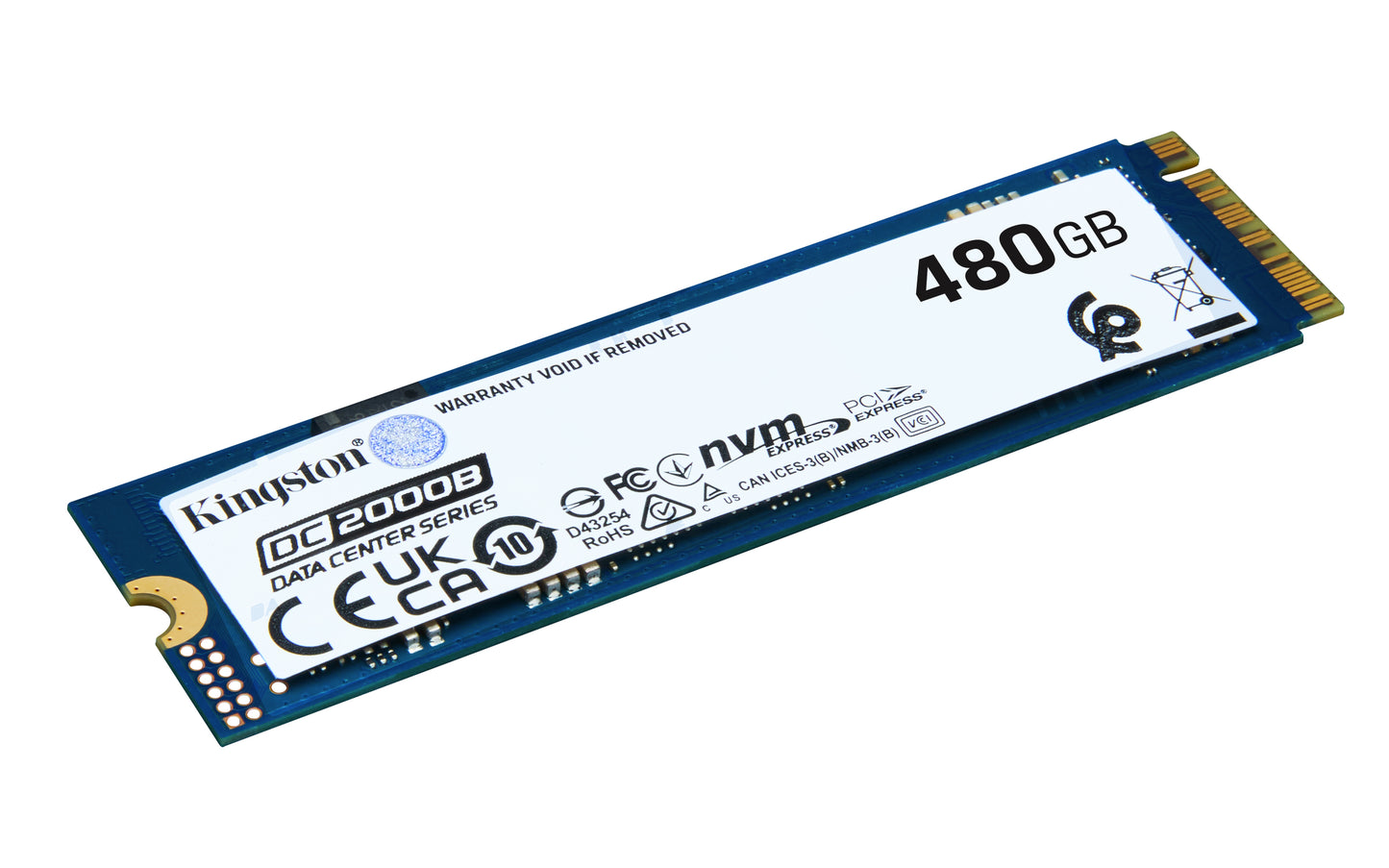 SSD Kingston 480Gb M.2 2280 NVMe 3D (SEDC2000BM8/480G)