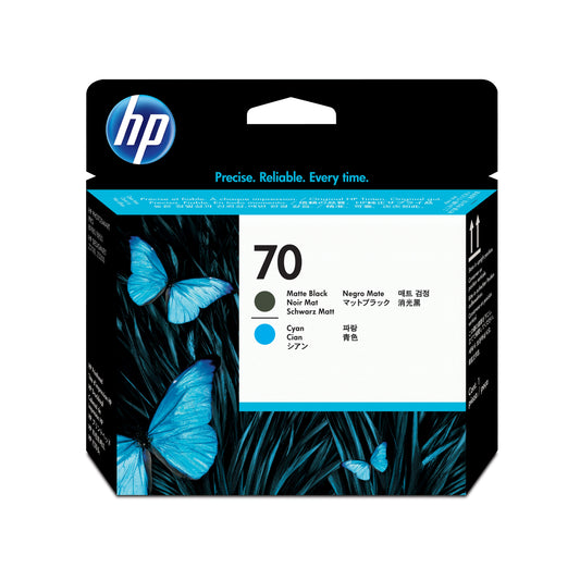 Tinta HP Cabezal Cian / Negro mate (C9404A) N70